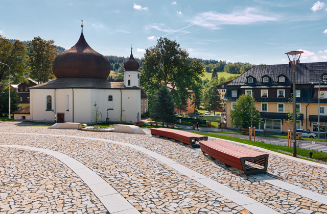 Klostermannovo náměstí Železná Ruda