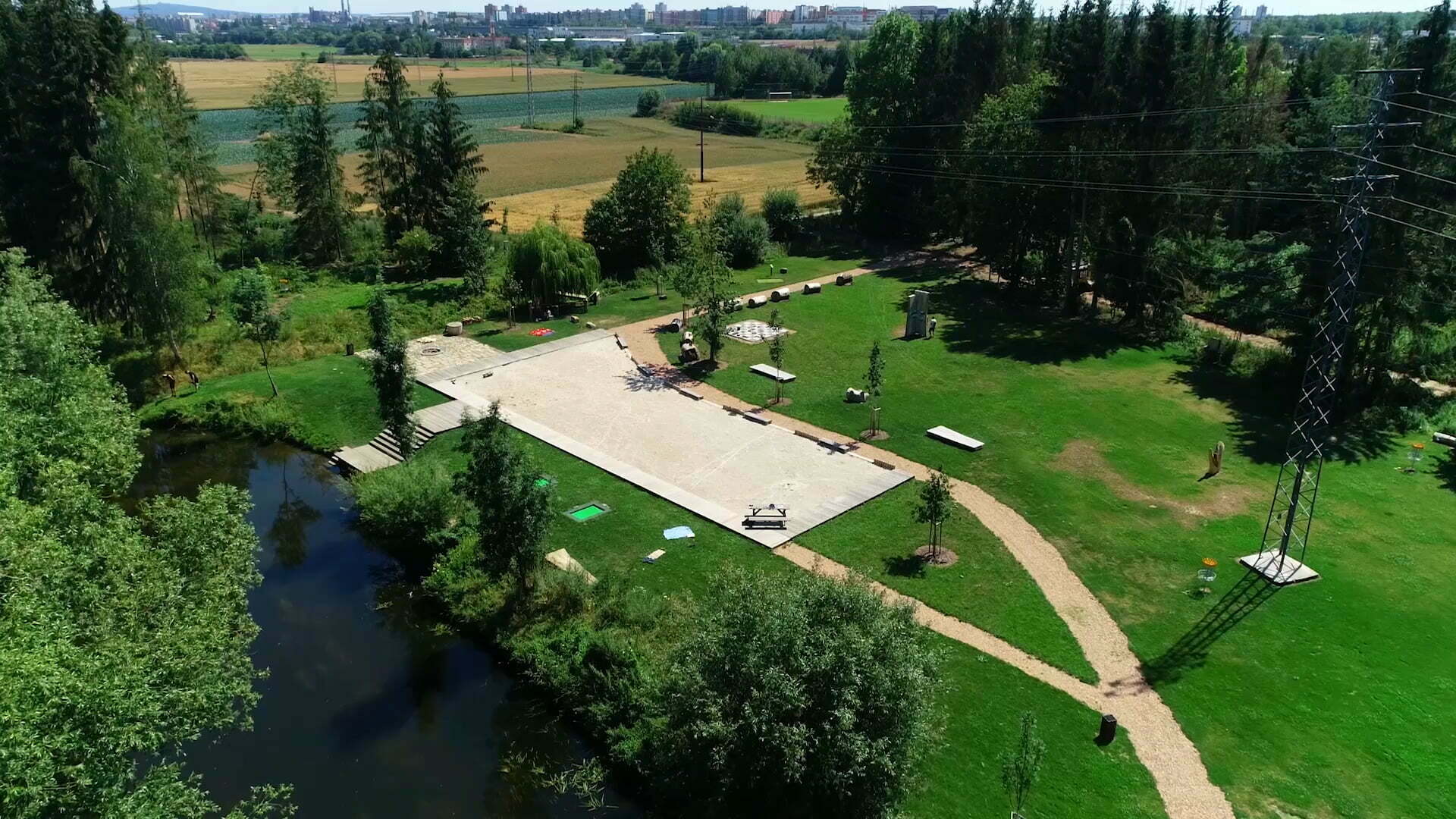 Křimická pláž Plzeň