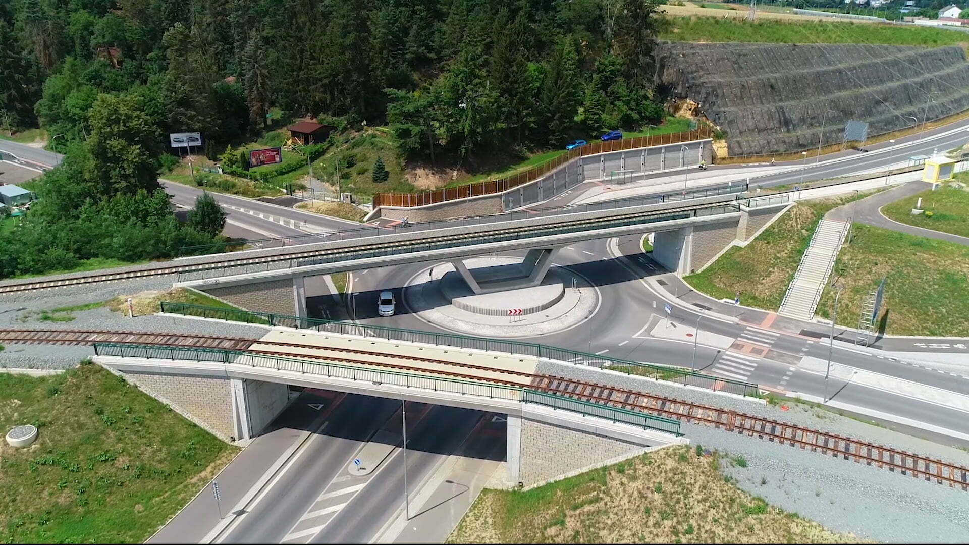 Nově vzniklá ulice Na Sudech Plzeň